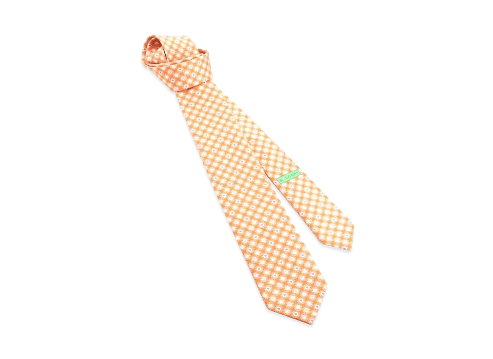 BVLGARI Logomania Tie "Orange"