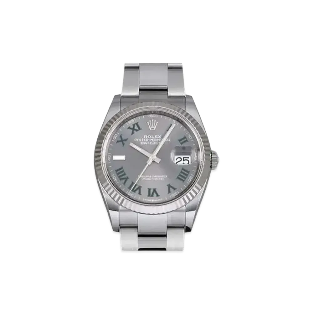 ROLEX Datejust 36 "Slate/Green Roma" 126234
