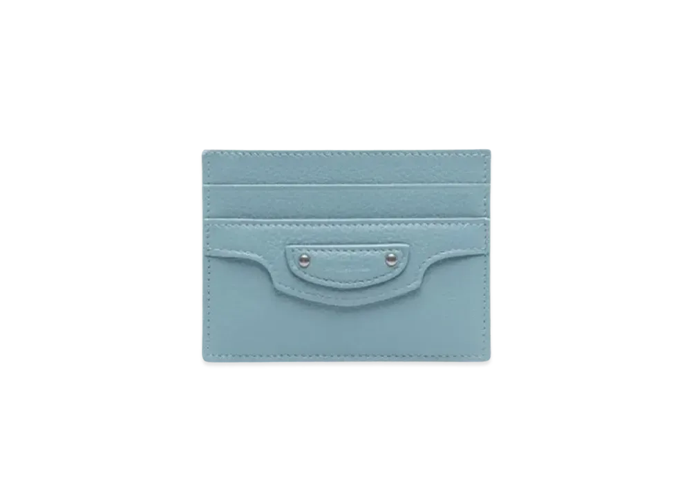 BALENCIAGA Neo Classic Card Holder "Blue"