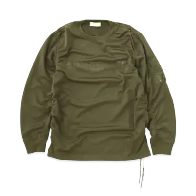 mastermind WORLD Bomber LS Tee "Olive"