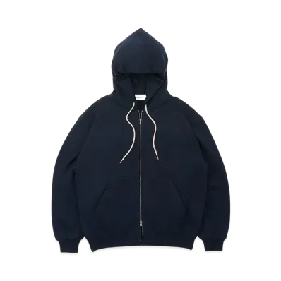 everyone Cotton Zip Up Hoodie "Navy"