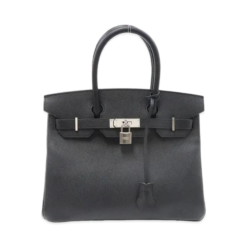 Hermes Birkin Epsom "Noir/Silver"