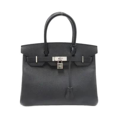 Hermes Birkin Epsom "Noir/Silver"