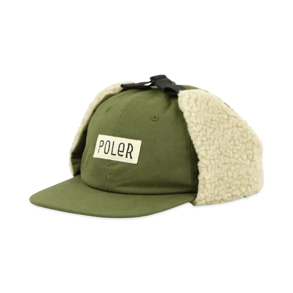 POLeR Flap Cap Free Front "Olive"