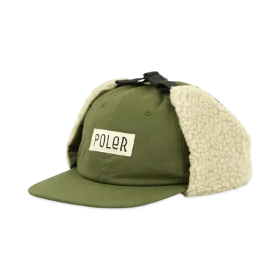 POLeR Flap Cap Free Front "Olive"