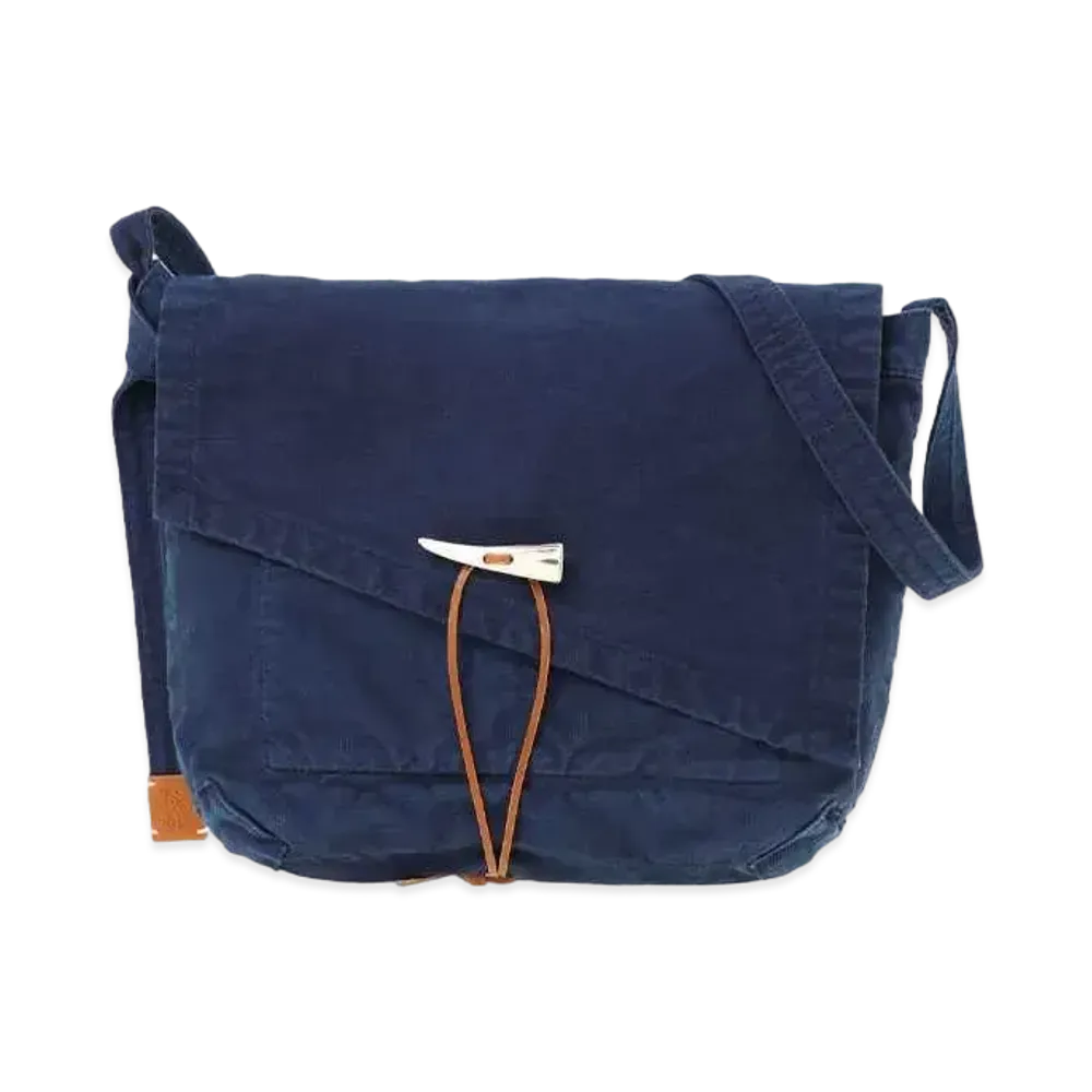 PORTER LUGGAGE LABEL / TRUE BLUE Flap Shoulder Bag (L) "Blue"