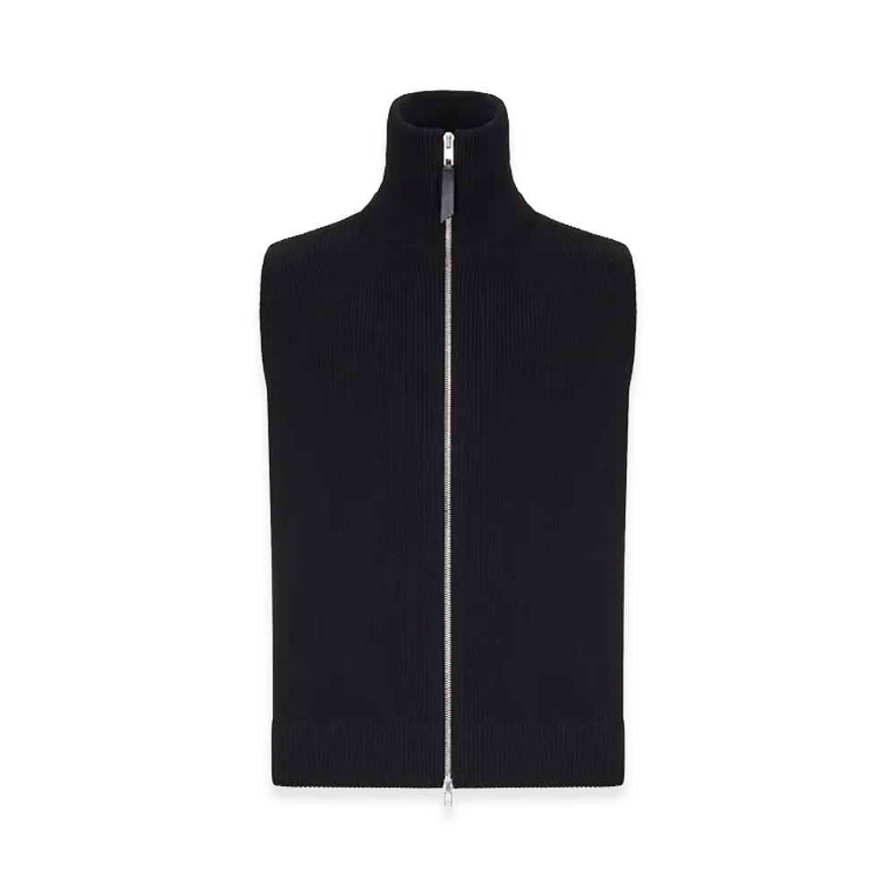 Maison Margiela Zip Knit Gilet "Black"