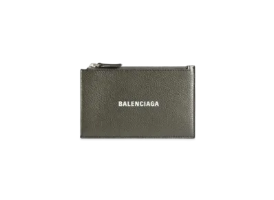 BALENCIAGA Cash Large Long Coin Card Holder "Khaki"
