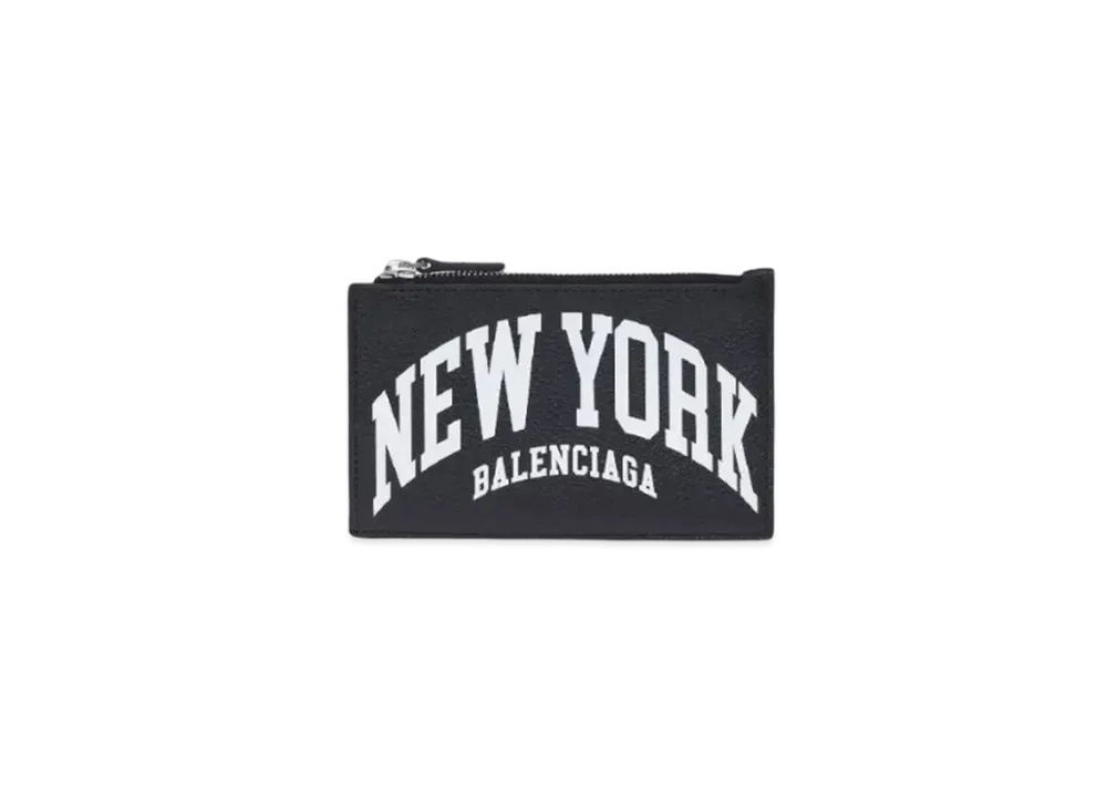 BALENCIAGA Leather Card Holder "Black"