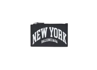 BALENCIAGA Leather Card Holder "Black"