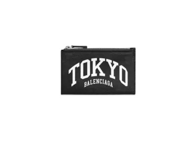 BALENCIAGA Cities Tokyo Cash Large Long Coin and Card Holder "Black"