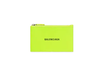 BALENCIAGA Cash Large Long Coin Card Holder "Yellow"