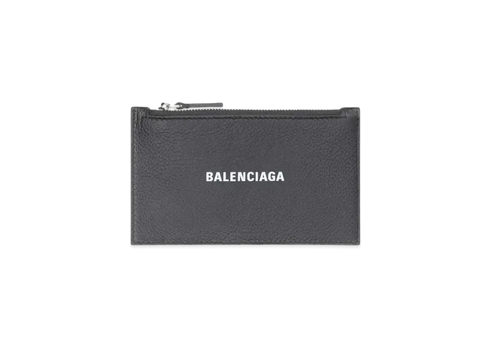 BALENCIAGA Cash Long Coin Card Holder "Black"