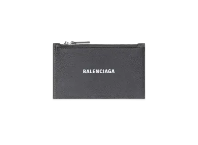BALENCIAGA Cash Long Coin Card Holder "Black"