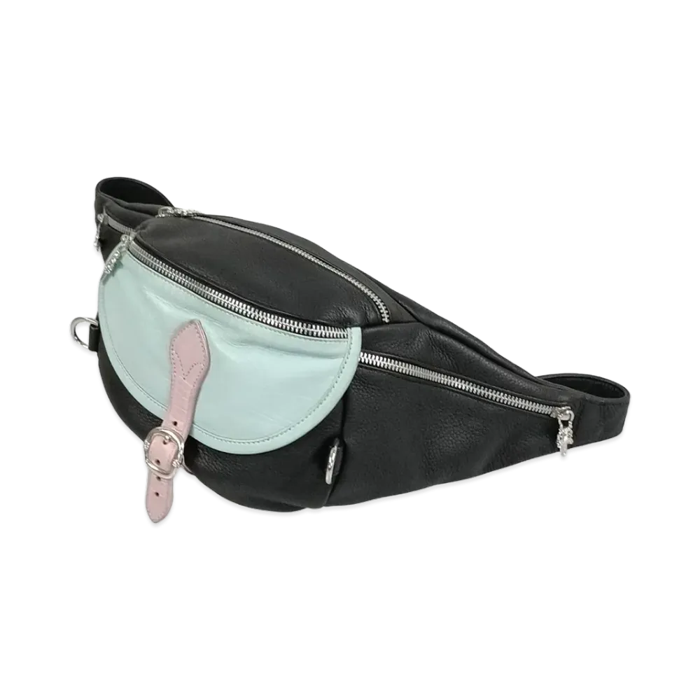 Chrome Hearts Snat Pack Dagger Gunslinger Leather Body Bag "Multi"