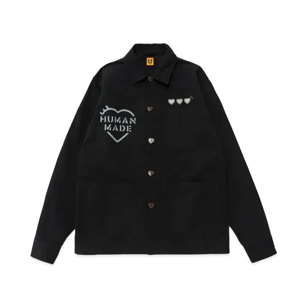 HUMAN MADE Military Overshirt "Navy"
