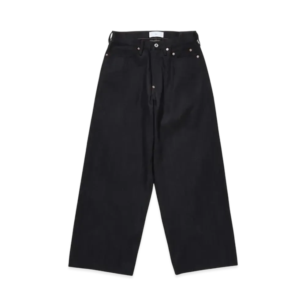 SUGARHILL Twisted Heather Denim Pants Wide Cut "Blue/Black"