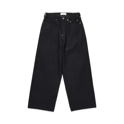SUGARHILL Twisted Heather Denim Pants Wide Cut "Blue/Black"