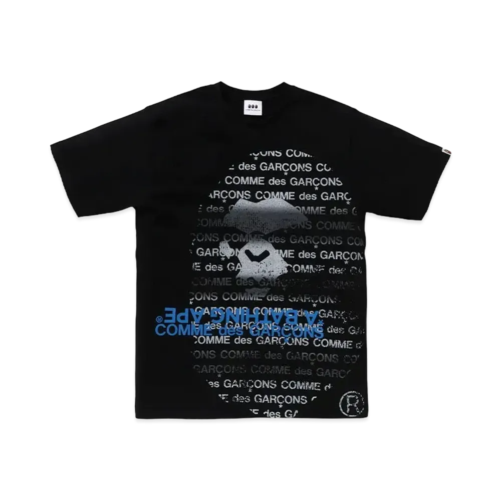 A BATHING APE x CDG Osaka Tee #2 "Black"