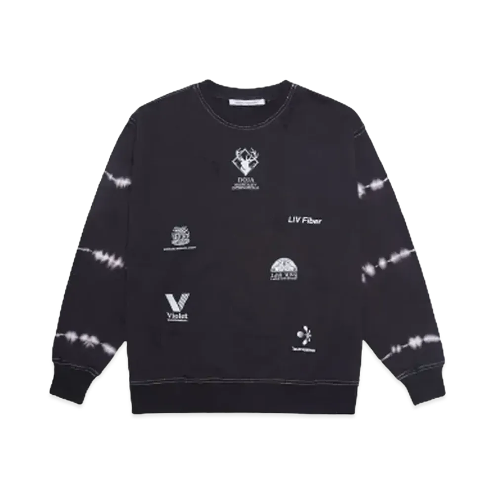 Children of the discordance INTERVENTIONS CN DAMAGE SWEAT SHIRT "GRAY"