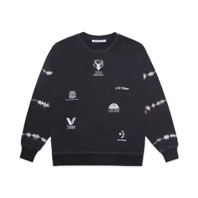 Children of the discordance INTERVENTIONS CN DAMAGE SWEAT SHIRT "GRAY"