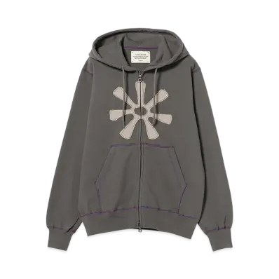 BEAMS FUTURE ARCHIVE x De-void* Zip Up Hoodie "Khaki"