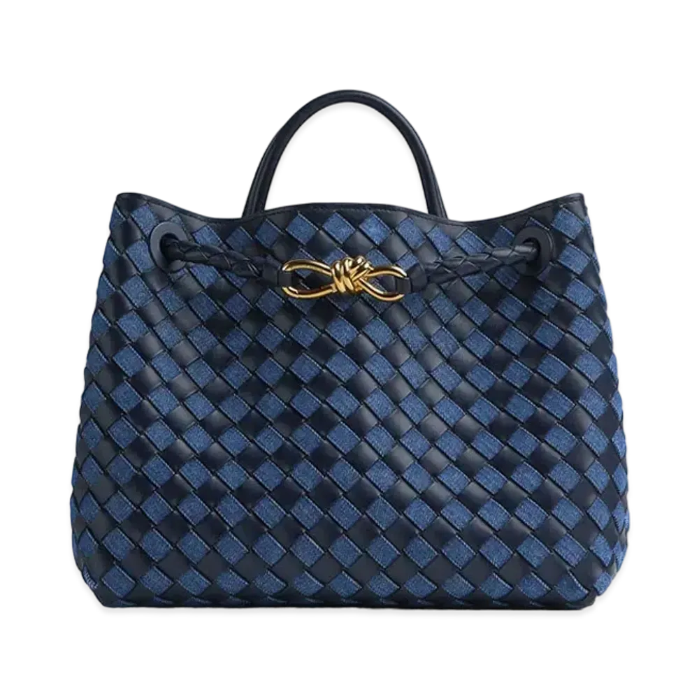 Bottega Veneta Medium Andiamo "Abyss/Indigo"