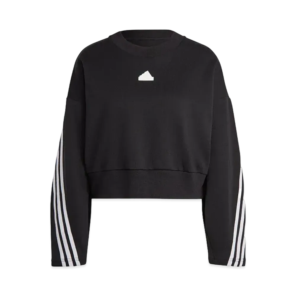 adidas Future Icon 3 Stripes Sweatshirts "Black"