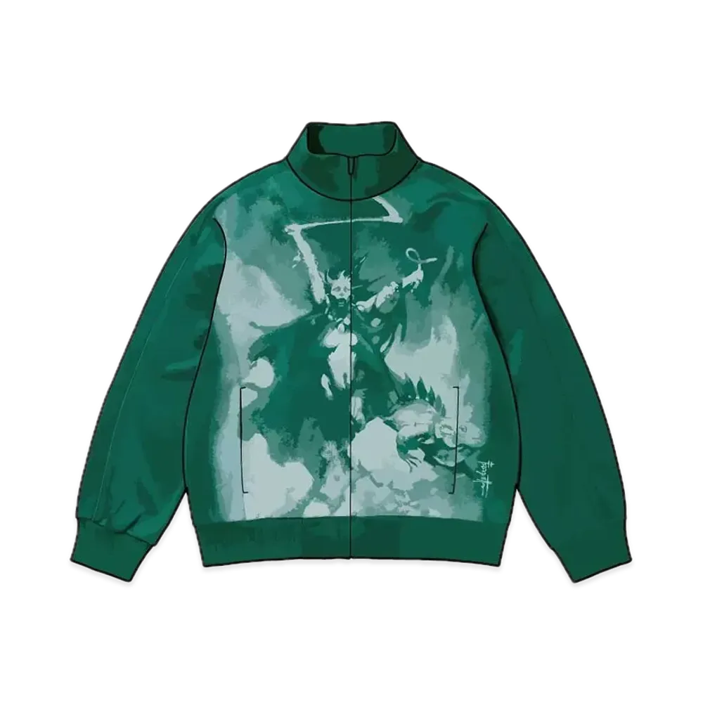 Supreme x Frank Frazetta Track Jacket "Dark Green"