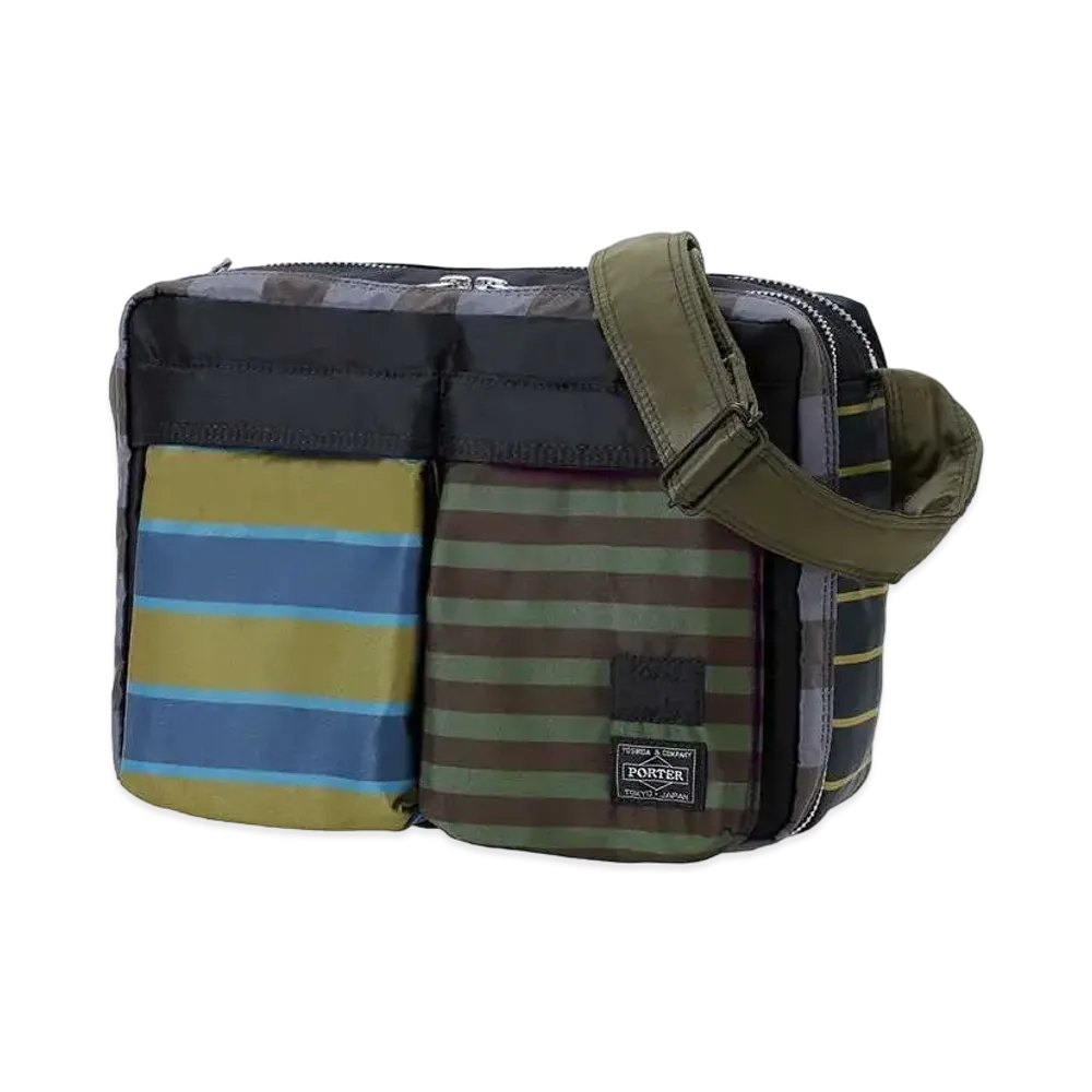 PORTER x Paul Smith Shoulder Bag "Green"