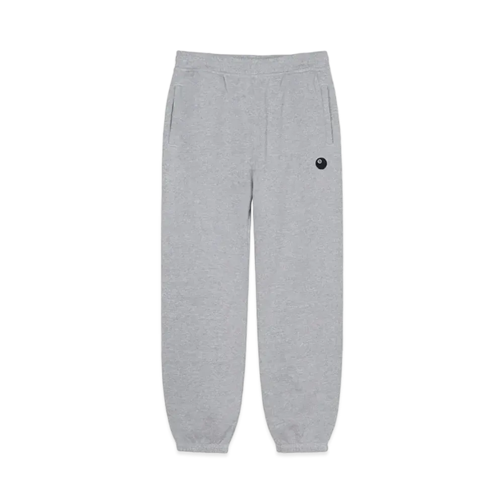 Stussy 8 BALL EMBROIDERED PANT "Grey Heather"
