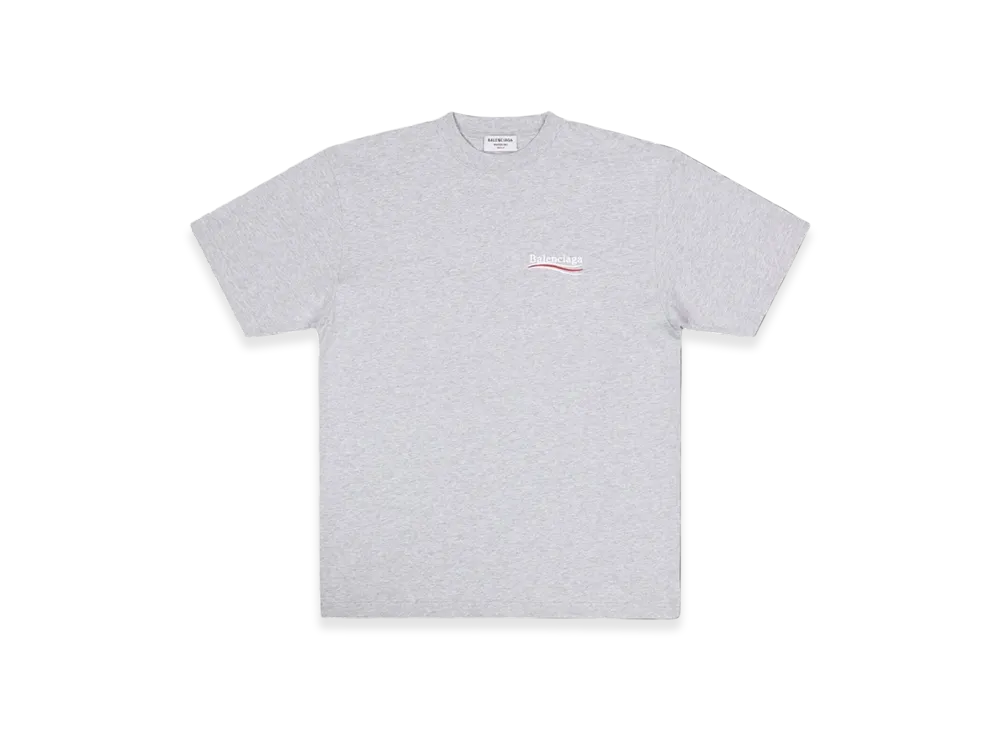 BALENCIAGA ポリティカルキャンペーン Tシャツ グレー 楽天市場】BALENCIAGA(バレンシアガ) ポリティカルキャンペーン