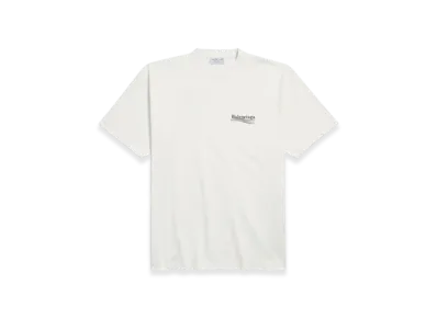 BALENCIAGA Political Campaign T-Shirt Large Fit "White"