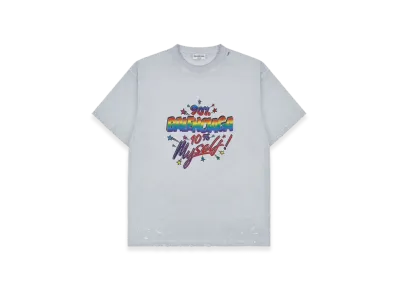 BALENCIAGA Women's Large Fit 90/10 T-Shirt "White"