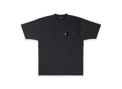 BALENCIAGA Women's Gaffer T-Shirt Large Fit "Black"