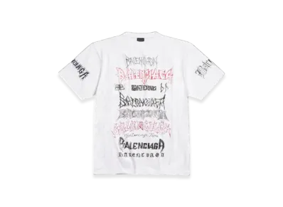 BALENCIAGA DIY Metal T-Shirt Large Fit in "Red"