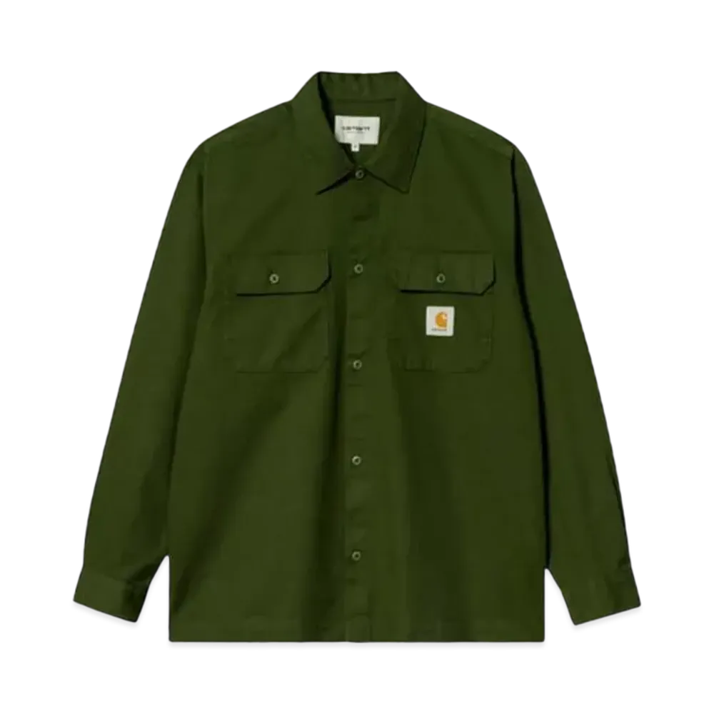 Carhartt WIP Long Sleeve Craft Shirt "Office Green"
