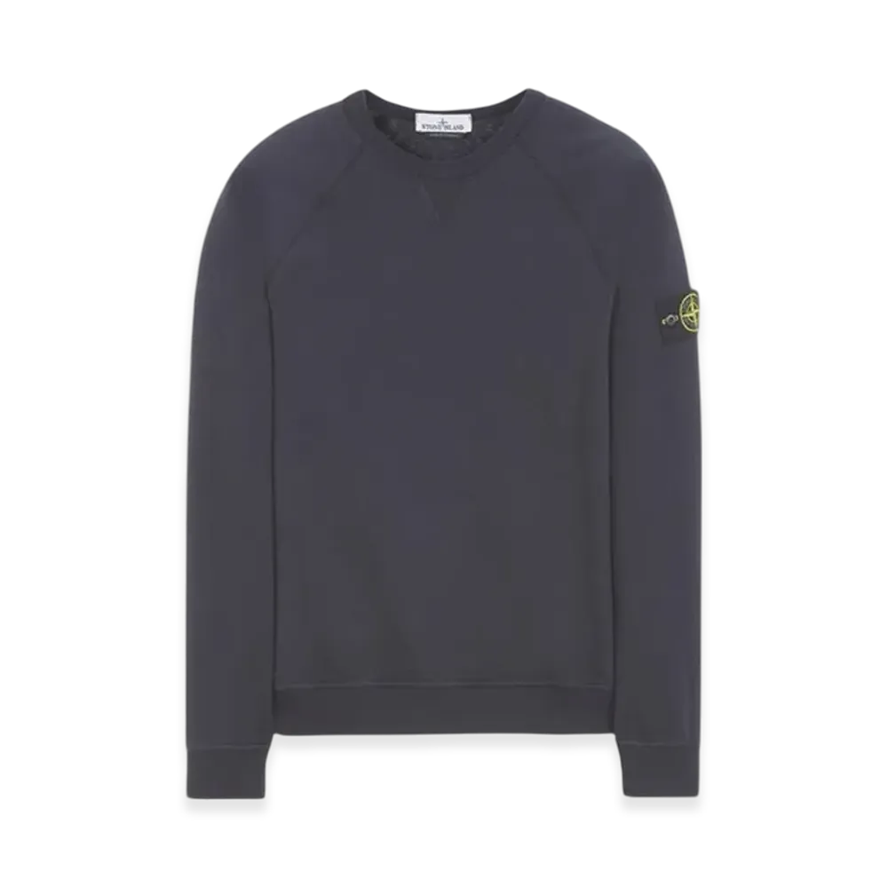 Stone Island 66360 Old Treatment Crewneck Sweatshirt - 23SS "Navy Blue"