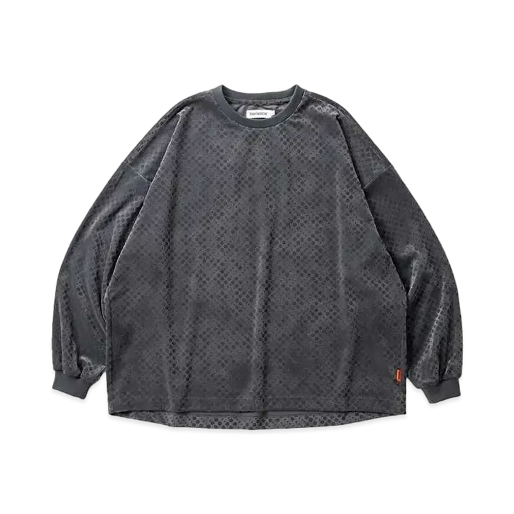 TIGHTBOOTH Dot Velour LS "Charcoal"