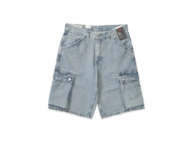 LEVI'S 478 BAGGY CARGO SHORTS "LIGHT INDIGO"
