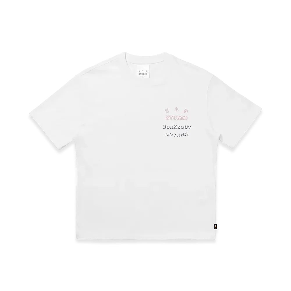 WORKSOUT x IAB STUDIO Aoyama Exclusive Tee "White"