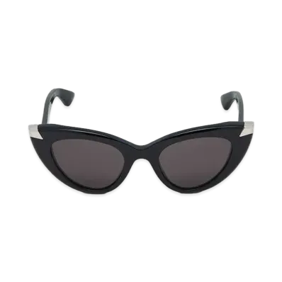 Alexander McQUEEN Punk Rivet Cat Eye Sunglasses "Black"