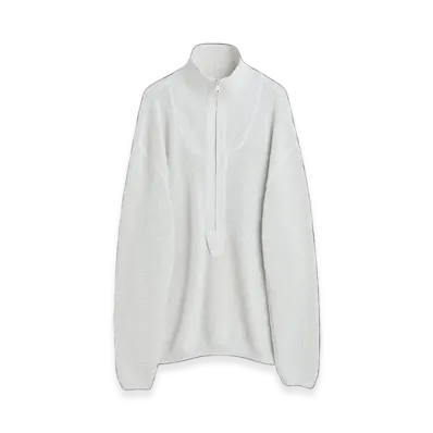 OUR LEGACY Knitted Anorak Synthesize Resurrect Poly "Bone"