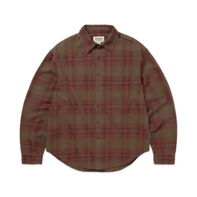 thisisneverthat x Grateful Dead Lightning Bear Plaid Shirt "Khaki"