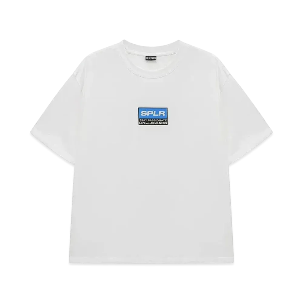 SPLR Label Logo Tee "Blue"