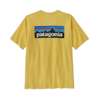 Patagonia Men's P-6 Logo Responsibili Tee "Yellow"