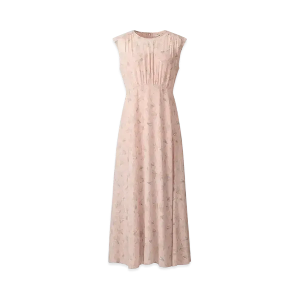 Uniqlo C Women'S Flared Dress / Sleeveless "Pink"