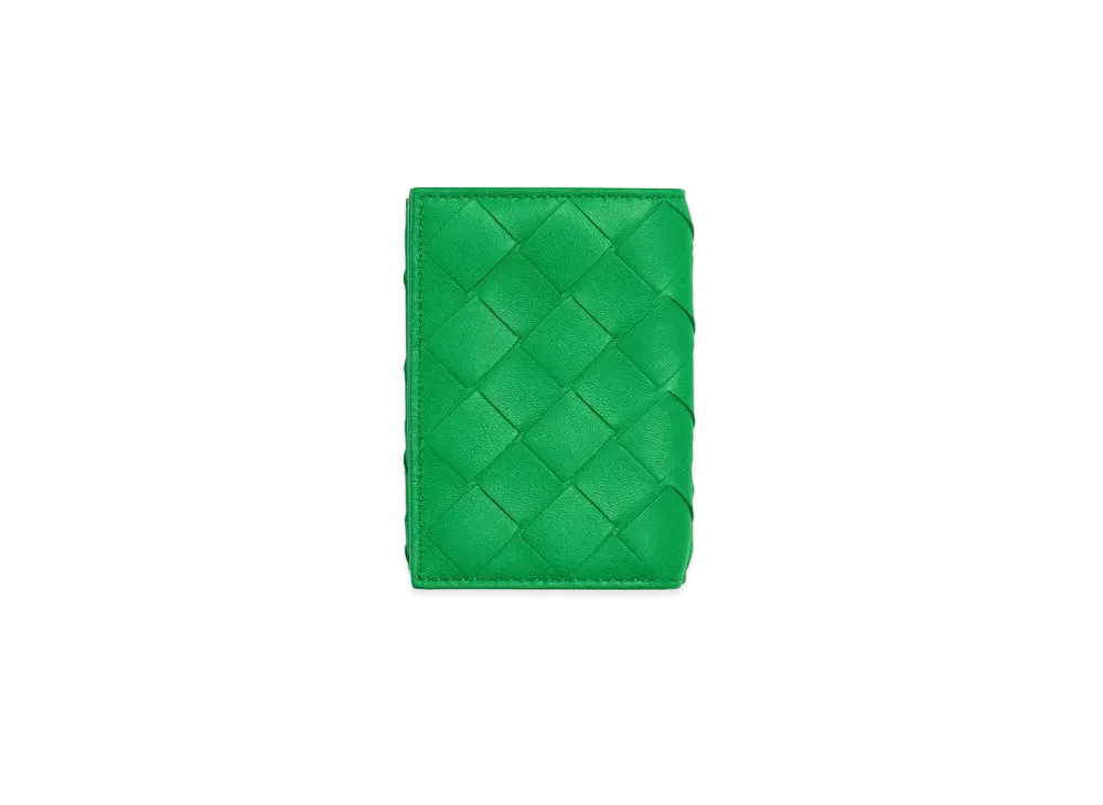 Bottega Veneta Tiny Trifold Wallet "Parakeet"