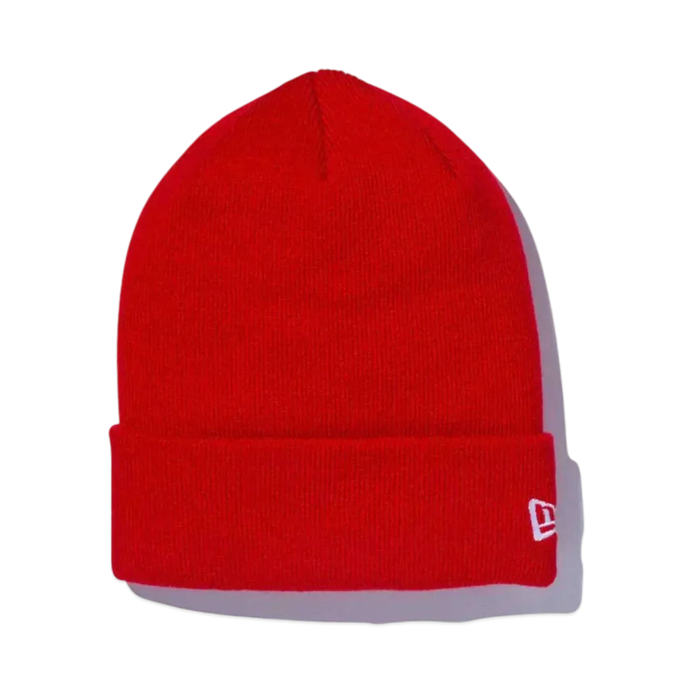 NEW ERA Basic Cuff Knit "Scarlet"
