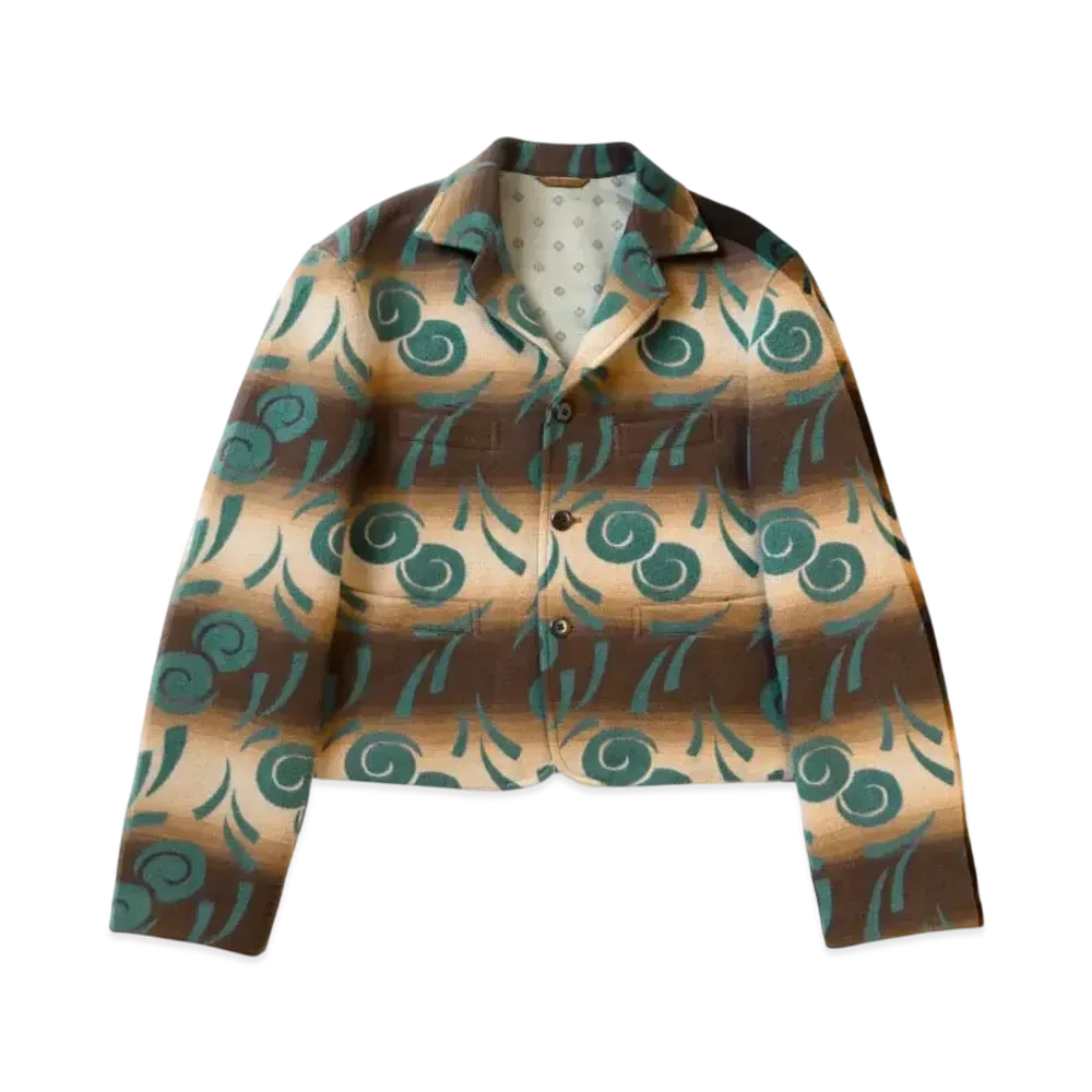 KAPITAL Knapping Cotton Pueblo Vortex Bubba Sawyer Jacket "Brown"